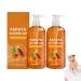 yxcully Papaya Shower Gel Deep Cleansing and Exfoliating Brightening and Smoothing Shower Gel Light Texture Nourishing and Moisturizing Gentle Brightener Fresh and Long Lasting Scent (2 Pieces)