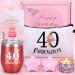 40th Birthday Pamper Gifts for Women 40th Unique Birthday Hampers For Her Birthday Present For women 40 Year Old Lady Birthday Gifts Birthday Basket Gifts For Mum Friend Sister Bestie Turning 40 C 40th Birthday