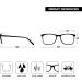 Opulize Unisex Arc Reading Glasses Pack of 9 | +3.00 Diopters | Black Brown Blue - International Shipping Available - Buy Online on GoSupps.com