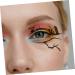 Mikinona 4 Pairs Halloween Eyeliner Stickers Decor Eyeshadow Temporary Eye Makeup Stickers Eye Makeup Tools - Buy Online on GoSupps.com
