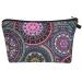 PREMYO Cosmetic Bag Small for Handbag - Makeup Bag Women Make Up Bag - Pencil Case Girls Case Pens Mandala