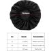 Blulu Satin Sleep Caps for Women & Girls - 3 Pack Night Headgear Turbans in Black Beige & Silver | Soft & Comfortable Hairstyle Protection - Buy Online on GoSupps.com