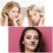 OIIKI 4 Sheets Star Hair Face Jewels - Self-Adhesive Acrylic White Rhinestones Stickers for Makeup Parties & Festivals | Body Jewelry Decorations - Buy Online on GoSupps.com