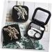 Solustre 3-in-1 Carrying Bag for Contact Lenses & Vintage Perfume Bottles - Lens Applicator Glass Case Travel Case with Mirror - Buy Online on GoSupps.com