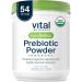 Hyperbiotics Vital Nutrients Organic Prebiotic Fiber Powder | Supports Gut Health and Digestive Regularity - Vegan Organic Fiber Powder | 54 Servings