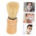 Premium Wooden Beard Brush with Pig Bristle | Men's Shaving Foaming Brush & Hairdressing Tool - Perfect for Salons and Personal Use - Buy Online on GoSupps.com