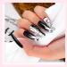 Yueshop Art Liner Gel Nail Polishes Set - 4x8ml Black Gold Silver White Collection - Drawing UV LED Gel Liner Polish Pen - Manicure Art Salon - Buy Online on GoSupps.com