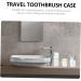 Gatuida Portable Toothbrush Storage Box & Cups | Travel Toothbrush Holder Mouthwash Cup & Shower Accessories | Perfect for International Shipping - Buy Online on GoSupps.com