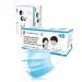 50 surgical masks for children - 3 -layer disposable masks - CE -called - Type II - Norm EN14683: 2019 + AC: 2019-3 diapers - polypropylene - medical device - child protection mask - mouth protection