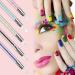 5Pcs Dual Tipped Nail Sculpture Pen with Silicone Rubber Tip - Nail Art Tool for Rhinestone & Polish Carving - Buy Online on GoSupps.com
