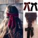 Bowknot hair clips red+black loop clip including satin tape grinding craft bows large hair loop clips for women and girls hair loops with French hair clip 14 cm 2 pieces