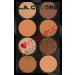 L.A. Colors I Heart Makeup Contour Palette, Medium to Dark, 1.04 Ounce Medium to Dark 1.04 Ounce (Pack of 1)