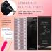  BoloShine Pack of 20 UV gel nail films semi-cured self-adhesive gel for women and girls French simplicity - Buy Online on GoSupps.com