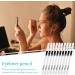 WOONEKY 20 Pcs Lying Silkworm Eyeliner Professional Eyeliner Pencils Makeup Eyeshadow Gel Wooden Pole White - Buy Online on GoSupps.com