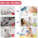Nicein Bite Ring Baby | 2-Piece BPA-Free Silicone Teething Toys | Remote-Controlled Bathing & Biting Aids for 3+ Months - Buy Online on GoSupps.com