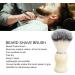Premium Shaving & Hairdresser Dust Brush - Easy Clean Curved Handle Portable | Ideal for Home Salons - Buy Online on GoSupps.com
