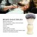 Premium Barber Dusting Brush | Soft Bristle Beard & Shaving Brush with Curved Handle for Easy Cleaning | International Shipping Available - Buy Online on GoSupps.com