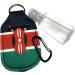 Kenya Flag Neoprene Sanitizer Holder - 30ml Leak Proof Reusable With Snap Hooks - Buy Online on GoSupps.com