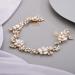 BERYUAN Champagne Crystal Flower Bridal Headband - Wedding Hair Accessory for Women & Girls - Buy Online on GoSupps.com