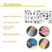 BORN PRETTY 12pcs Nail Stamping Plate - Flower Geometric Stripes Lines Manicure Series - Buy Online on GoSupps.com