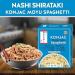 Nashi Shirataki Konjac Moyu Spaghetti - Vegan Keto Friendly Glucomannan Recipe | Odour Free, Fat Free & Low Calorie Diet | Ready to Eat (8 190g) - Buy Online on GoSupps.com
