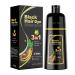 IIIMEIDU Black Hair Dye Shampoo hair color shampoo 3in1 semipermanent hair color 100 gray hair hair dye for women and men 500 ml hair color black NaturalBlack