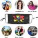 Face Mask Adjustable LGBTQ Lives Matter Face Mask for Men and Women Holloween Gift Small Black - Buy Online on GoSupps.com
