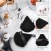 Flytianmy 2Pcs Triangle Powder Puffs for Body & Face Makeup - Black Beauty Tool - Buy Online on GoSupps.com