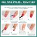 Morovan Gel Nail Polish Remover Kit - Non-Acetone Formula with Latex Tape | Professional Easy Soak-Off UV Gel Polish Remover - 15ml - Buy Online on GoSupps.com