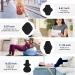 Rovtop 10 Pcs Reusable Black Cloth Menstrual Pads with Bamboo Charcoal Layer - Washable Sanitary Napkins in 4 Sizes + Mini Waterproof Bag - Buy Online on GoSupps.com