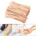 100 Wood Wax Pencils - Salon Quality Eyebrow Wax Chopsticks & Spatulas for Hair Body & Smooth Skin - Buy Online on GoSupps.com