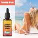 BommFu Sunless Bronzing Drops to Drink 60ml Self Tanning Drops for Face and Body Promotes Natural Skin Tone Nourishes and Moisturizes - Buy Online on GoSupps.com