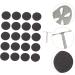 minkissy 3 Sets Nail Polishing Sheets Mini Accessories face Scraper Tool Nails Drill bits Foot Sanding disc Manicure disc bit Electric Grinding Slices Manicure Accessory Metal Shaft - Buy Online on GoSupps.com
