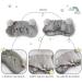 Homewins Ultra-Soft Silk Sleep Mask for Women - Light Blocking Plush Eye Mask for Travel & Parties (Koala Design) - Buy Online on GoSupps.com