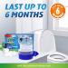 Self-Cleaning Toilet Bowl Cleaner System - 4 Pack Automatic Economical Slow-Release Tablets for Up to 6 Months Freshness - Buy Online on GoSupps.com