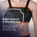 Armor Adult Unisex Chest Support Brace to Stabilize the Thorax after Open Heart Surgery Thoracic Procedure or Fractures of the Sternum or Rib Cage Black Color Size X-Large for Men and Women Black XL - Buy Online on GoSupps.com