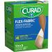 Curad Flex Fabric Adhesive Bandages, Bandage Size is 3/4" x 3" (Box of 100)