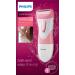 Philips Beauty SatinShave Essential Women's Wet & Dry Electric Shaver - Cordless Leg Shaver in Pink and White - Buy Online on GoSupps.com