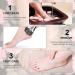 Rechargeable Electric Foot File Callus Remover Kit - 4 Roller Heads, LCD Display, 2 Speeds - Wet & Dry Pedicure Tool for Hard Skin, Cracked Heels, Dead Skin - Callus Shaver Included - Buy Online on GoSupps.com