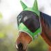 Harrison Howard CareMaster Pro Luminous Horse Fly Mask UV Protection with Ear Protection Emerald Green Warmblood (L) Warmblood(L) Green