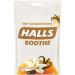 HALLS Soothe Honey Vanilla Flavor Cough Drops 1 Bag (30 Total Drops)