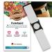 Diasticker |Freestyle Libre 3 - Fixing band |Flexible - waterproof - strong stop |Sensor protection fixation for freestyle Libre sensor |Halter: black (medium: 25-35 cm white) m (25 - 35 cm) white
