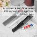White Disposable Toothbrush Set with Toothpaste & Comb - Travel-Friendly Individually Wrapped for Hotels Airbnb & Charity Perfect for Homeless & On-the-Go - Buy Online on GoSupps.com
