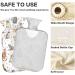 Hot Water Bottle 2L with Cute Cat Paw Print Cover for Pain Relief | Winter Hand & Feet Warmer - Buy Online on GoSupps.com
