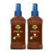 Banana Boat Deep Tanning Spray Oil Sunscreen with Coconut Oil, SPF 4, 8oz - Twin Pack SPF 8
