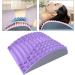 Generic Portable Lumbar Support Device for Muscle Relaxation And Posture Correction Purple - Buy Online on GoSupps.com