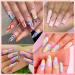 Rechoo Liner Gel Nail Polish Set - 24 Rainbow Colors for French Manicure & Nail Art | Soak-Off UV Gel Paint Kit for DIY Nail Salon at Home - Buy Online on GoSupps.com