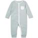 MORI Baby Clever Sleepsuit - Unisex 2 Way Zipped Organic Pyjama - Blue Stripe 0-3 Months - Buy Online on GoSupps.com