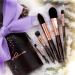 Luvia Golden Queen Makeup Brush Set - 15 Professional Kabuki Brushes with Holder & Travel Bag - Vegan Cosmetics in Brown/Rose Gold - Limited Edition - Buy Online on GoSupps.com