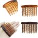 8 Piece Plastic Hair Comb Set for Fine Hair & Bridal Veils - Elegant Teeth Hairpins Side Combs & Hair Jewelry - Buy Online on GoSupps.com